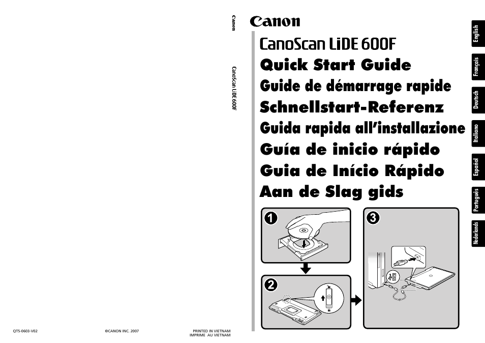 Canon lide 600f software download